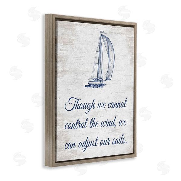 Stupell Industries Lettered And Lined | Adjust Our Sails