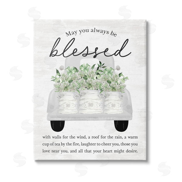 stupell industries Lettered and Lined | Always Be Blessed Proverb Wall Art