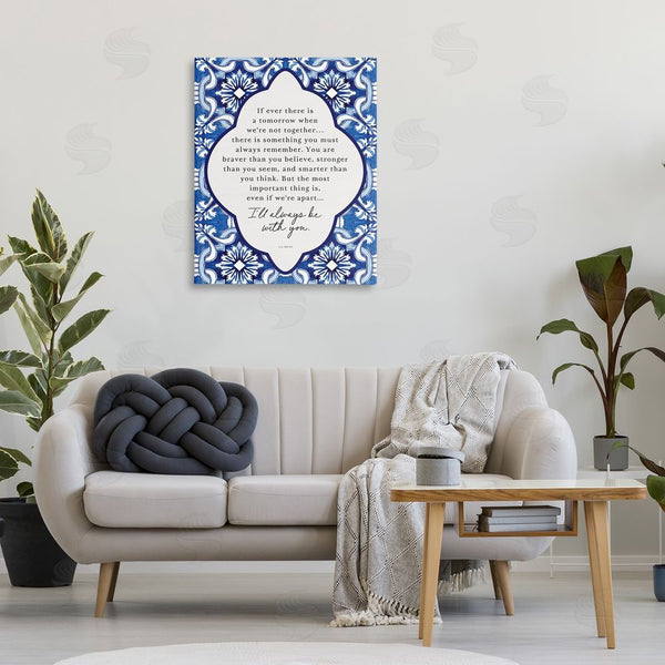 Stupell Industries Lettered And Lined | Always Be With You Inspiration Wall Art