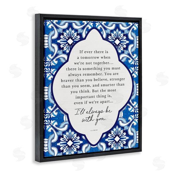 Stupell Industries Lettered And Lined | Always Be With You Inspiration Wall Art
