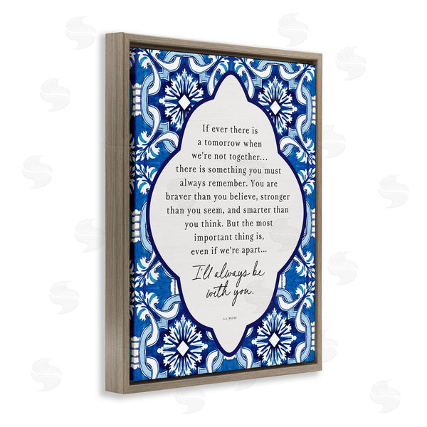 Stupell Industries Lettered And Lined | Always Be With You Inspiration Wall Art