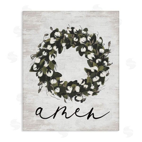 stupell industries Lettered and Lined | Amen Country Wreath Wall Art