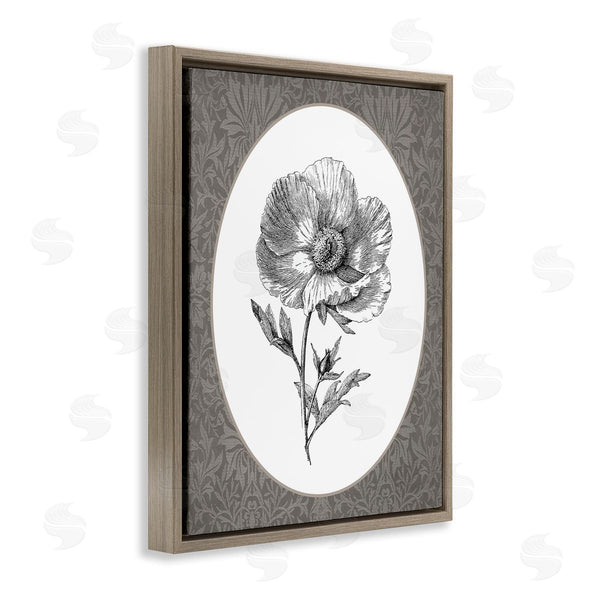 Stupell Industries Lettered And Lined | Anemone Sprig Vignette