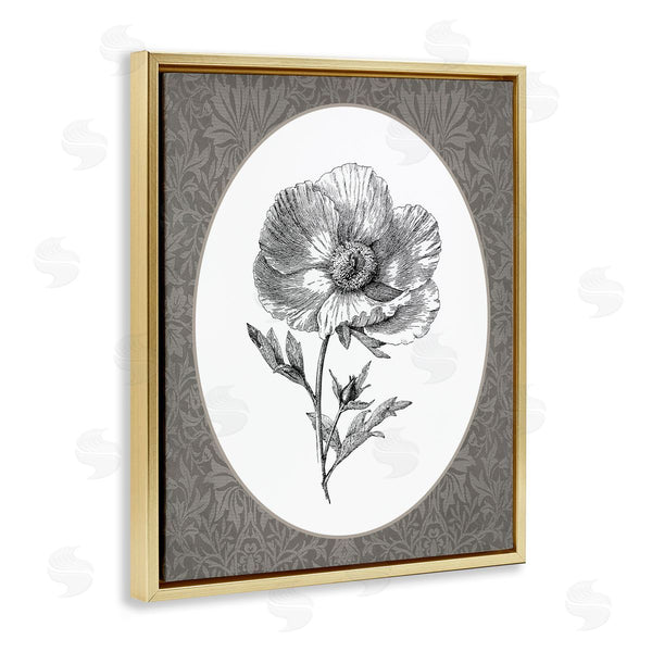 Stupell Industries Lettered And Lined | Anemone Sprig Vignette