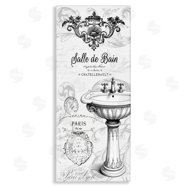 stupell industries Lettered and Lined | Antique Bathroom Sink