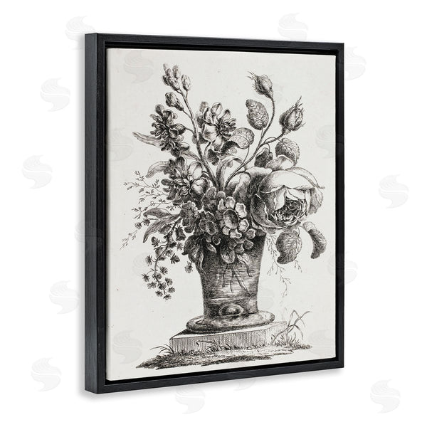 Stupell Industries Lettered And Lined | Antique Flower Stand
