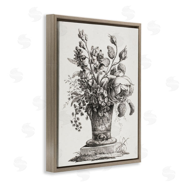 Stupell Industries Lettered And Lined | Antique Flower Stand