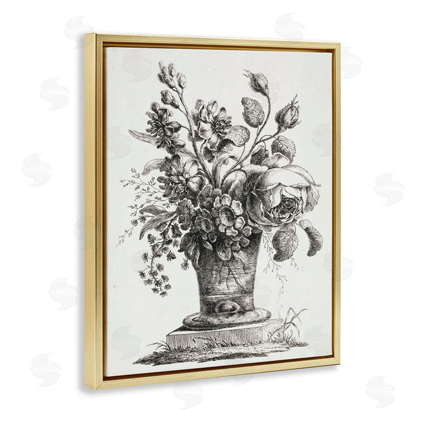 Stupell Industries Lettered And Lined | Antique Flower Stand