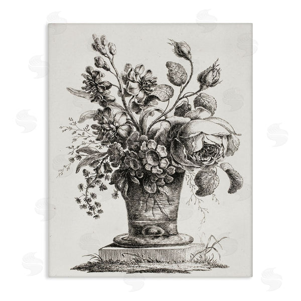 stupell industries Lettered and Lined | Antique Flower Stand
