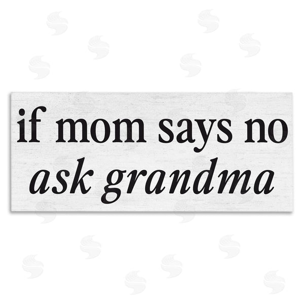stupell industries Lettered and Lined | Ask Grandma Family Phrase