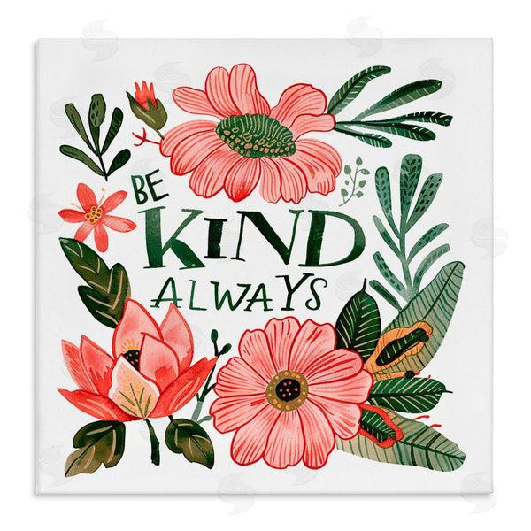 stupell industries Lettered and Lined | Be Kind Always Greenery