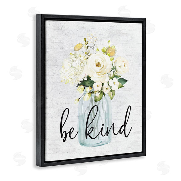 Stupell Industries Lettered And Lined | Be Kind Soft Spring Bouquet