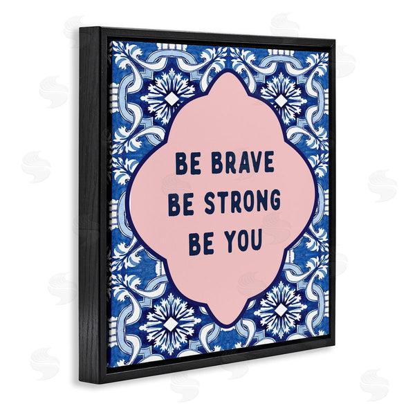Stupell Industries Lettered And Lined | Be You On Boho Pattern