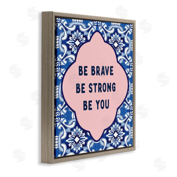 Stupell Industries Lettered And Lined | Be You On Boho Pattern