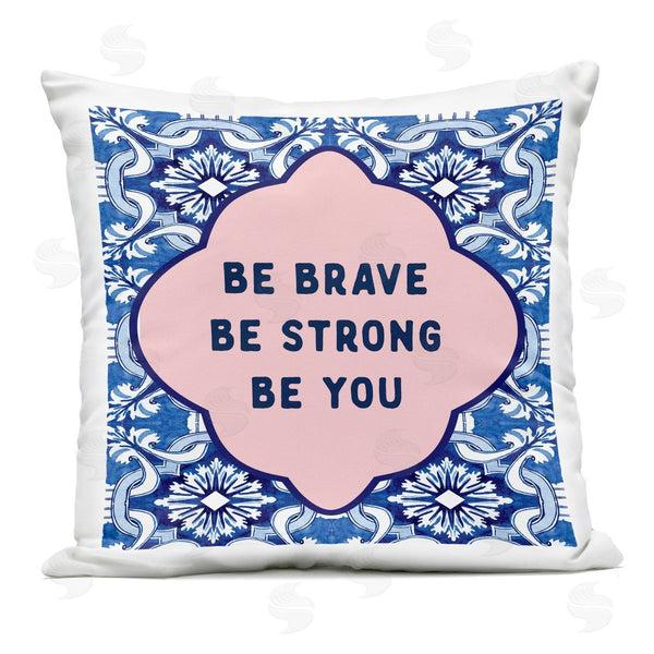 Stupell Industries Lettered And Lined | Be You On Boho Pattern Printed Throw Pillow