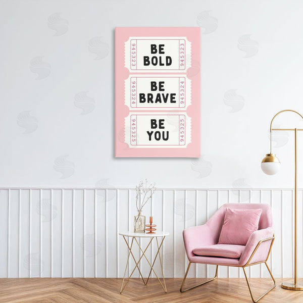 Stupell Industries Lettered And Lined | Be You Uplifting Tickets