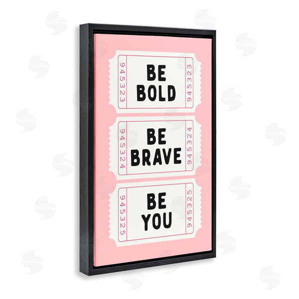 Stupell Industries Lettered And Lined | Be You Uplifting Tickets