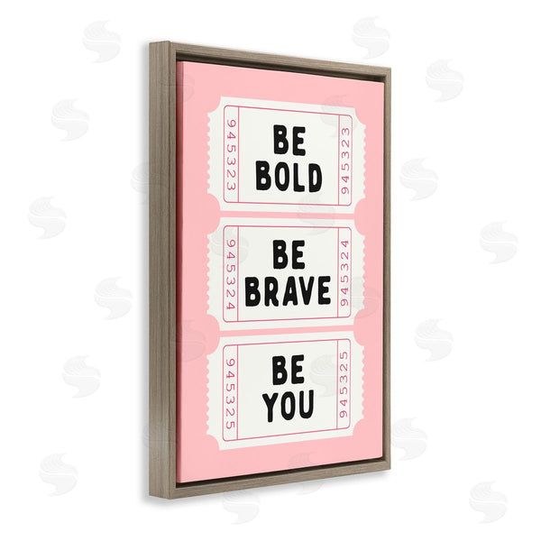 Stupell Industries Lettered And Lined | Be You Uplifting Tickets