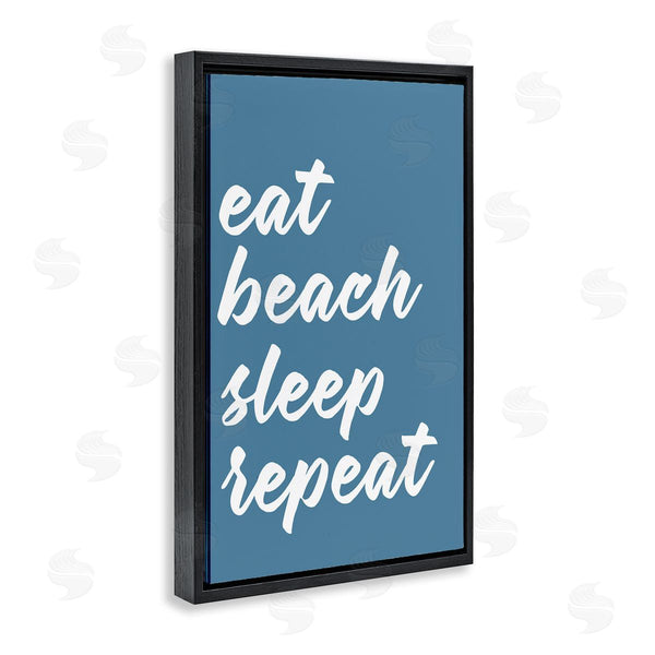Stupell Industries Lettered And Lined | Beach Repeat List