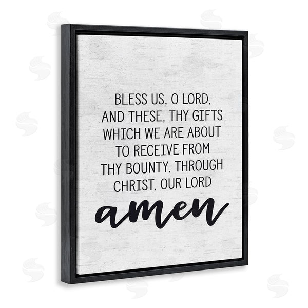Stupell Industries Lettered And Lined | Before Meal Religious Prayer