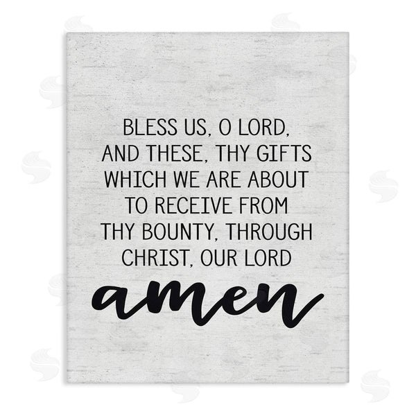 stupell industries Lettered and Lined | Before Meal Religious Prayer