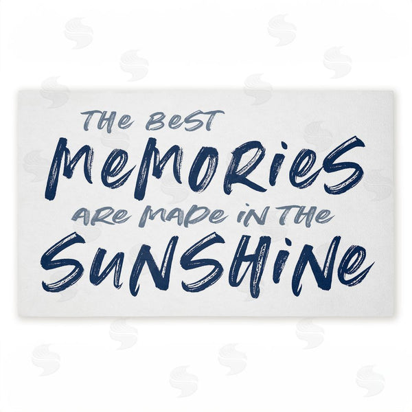stupell industries Lettered and Lined | Best Memories In Sunshine Non-Woven Door Mat