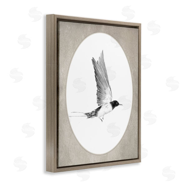 Stupell Industries Lettered And Lined | Bird In Flight Vignette