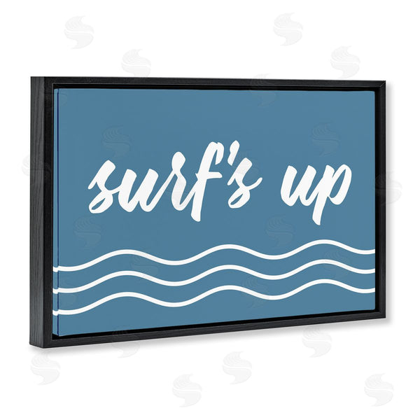Stupell Industries Lettered And Lined | Blue Surf's Up