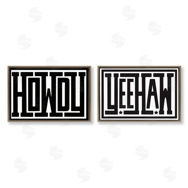 Stupell Industries Lettered And Lined | Bold Western Greetings