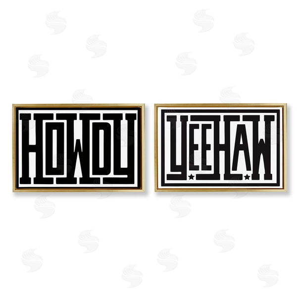 Stupell Industries Lettered And Lined | Bold Western Greetings