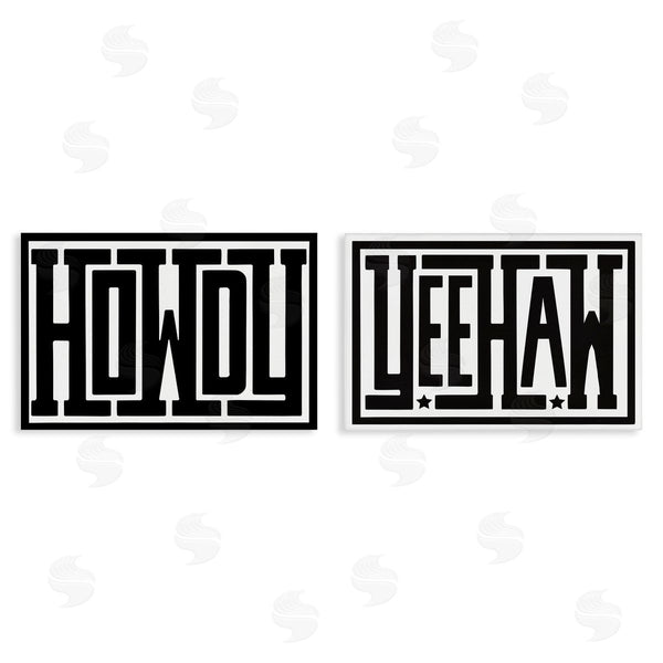 stupell industries Lettered and Lined | Bold Western Greetings