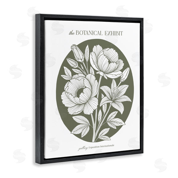 Stupell Industries Lettered And Lined | Botanical Exhibit Blossoms