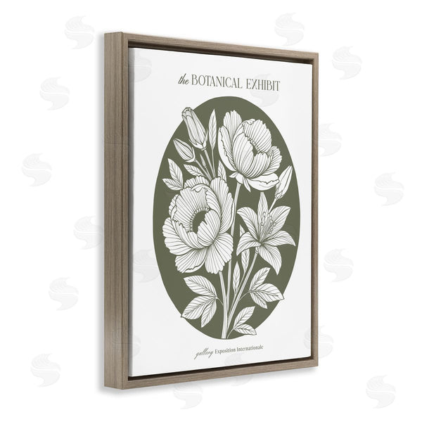 Stupell Industries Lettered And Lined | Botanical Exhibit Blossoms