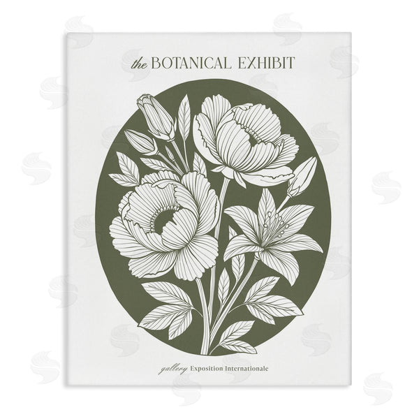 stupell industries Lettered and Lined | Botanical Exhibit Blossoms