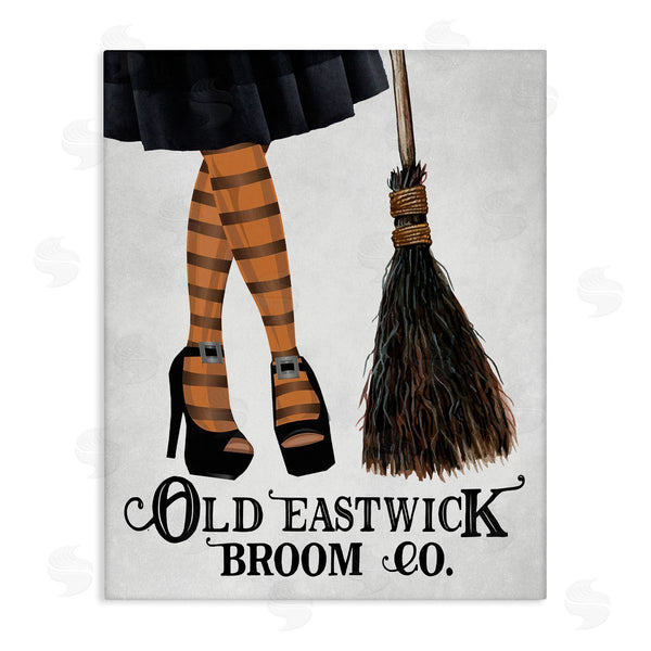 stupell industries Lettered and Lined | Broom Co. Halloween Sign Wall Art