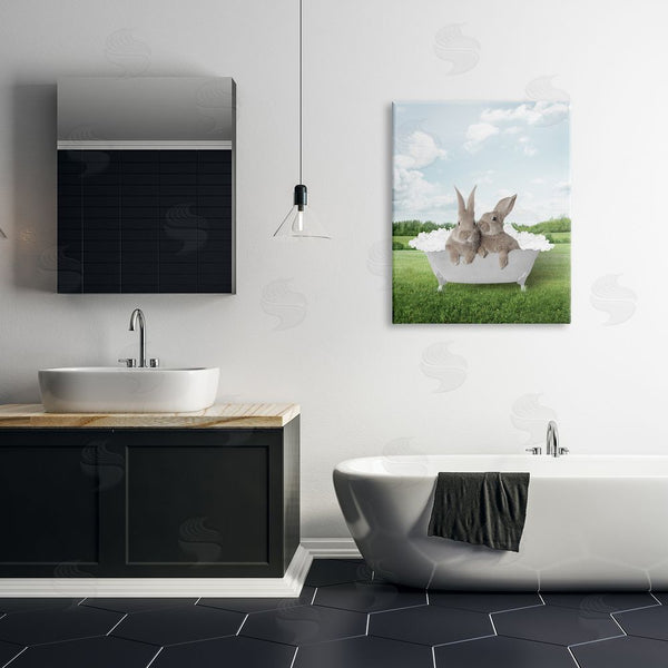 Stupell Industries Lettered And Lined | Bubble Bath In Field Wall Art