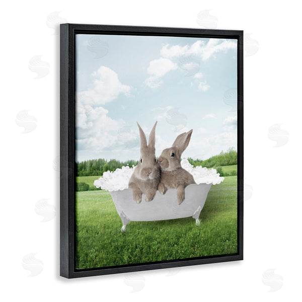 Stupell Industries Lettered And Lined | Bubble Bath In Field Wall Art
