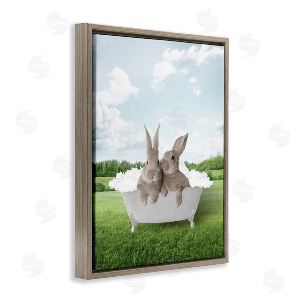 Stupell Industries Lettered And Lined | Bubble Bath In Field Wall Art