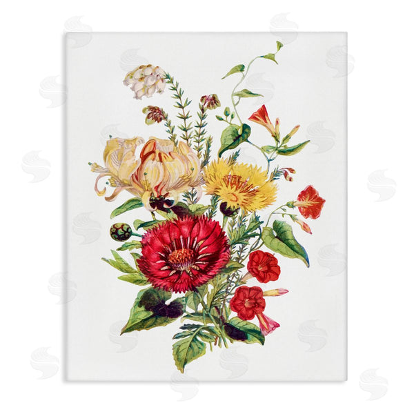 stupell industries Lettered and Lined | Bundle Of Wild Florals Wall Art