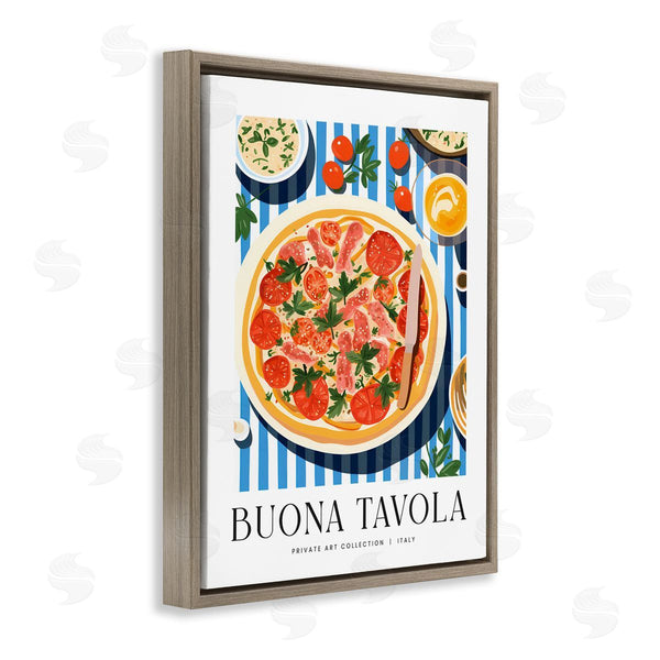 Stupell Industries Lettered And Lined | Buona Tavola Classic Pizza