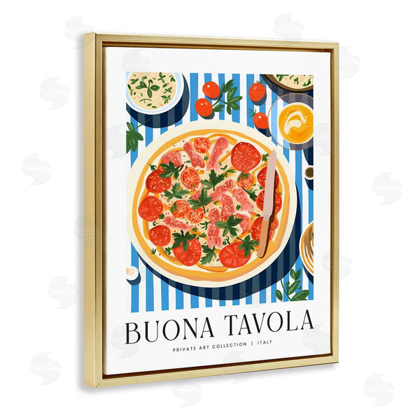 Stupell Industries Lettered And Lined | Buona Tavola Classic Pizza