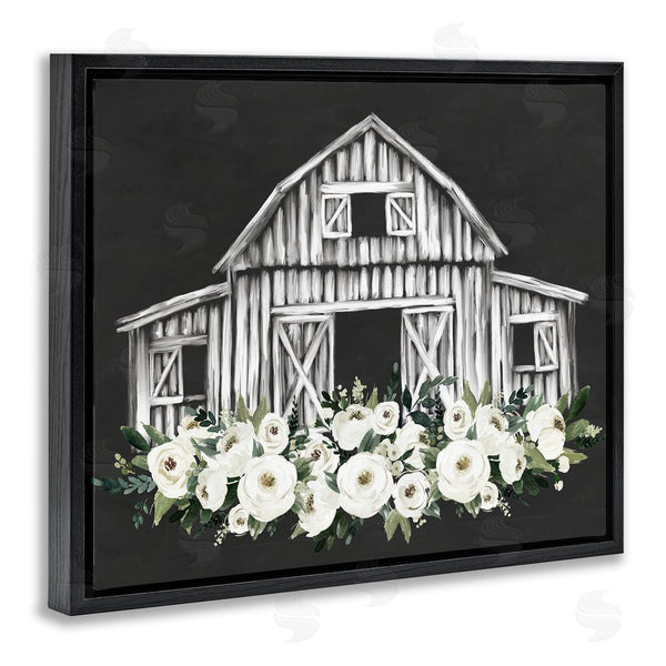 Stupell Industries Lettered And Lined | Centered Floral Farmhouse