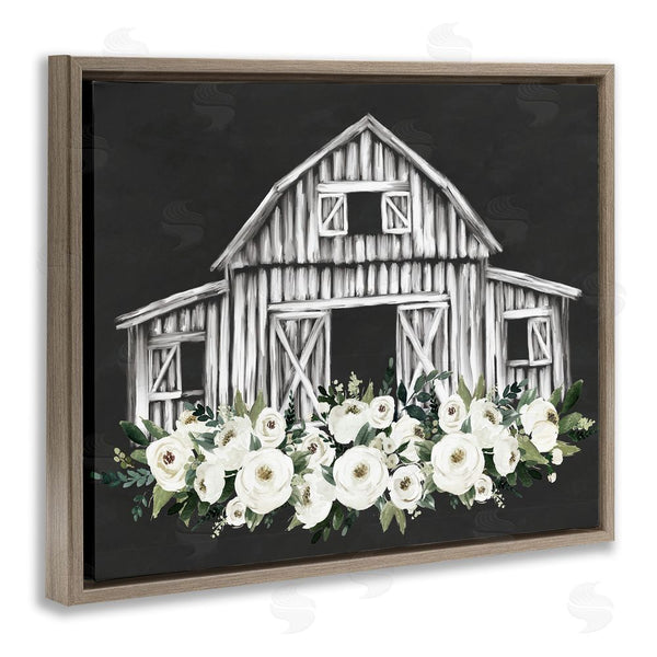 Stupell Industries Lettered And Lined | Centered Floral Farmhouse