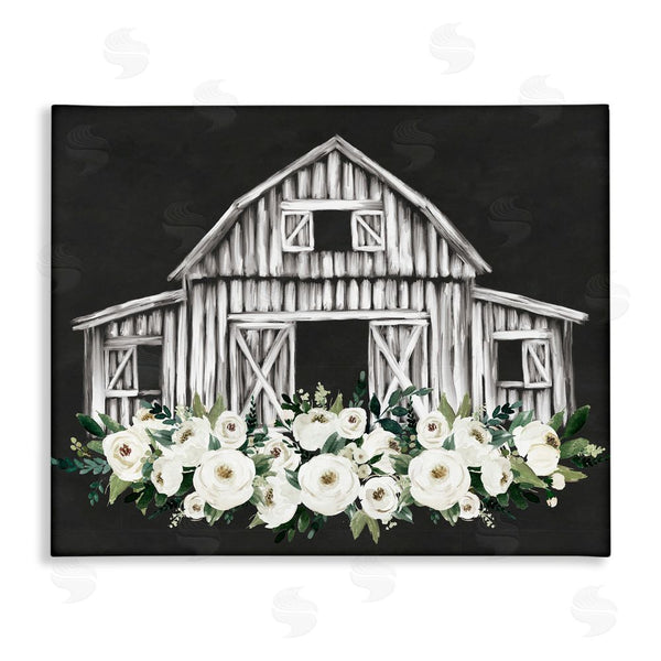 stupell industries Lettered and Lined | Centered Floral Farmhouse