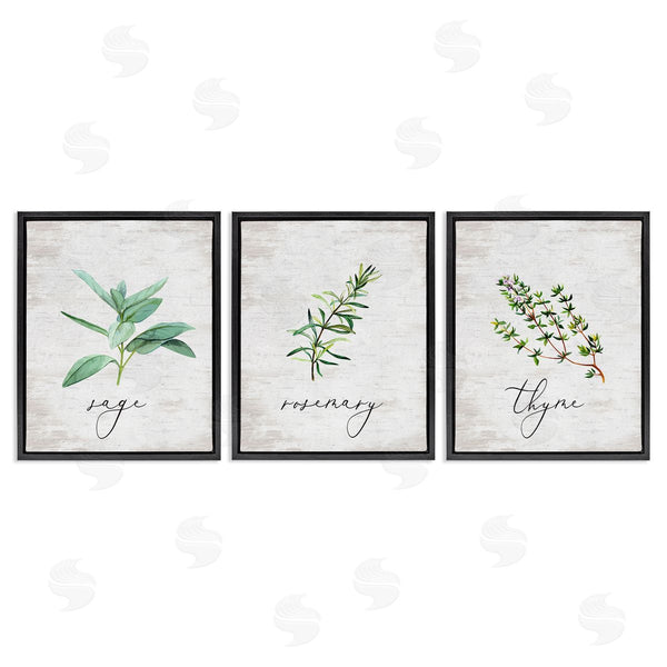 Stupell Industries Lettered And Lined | Charming Summer Kitchen Herbs