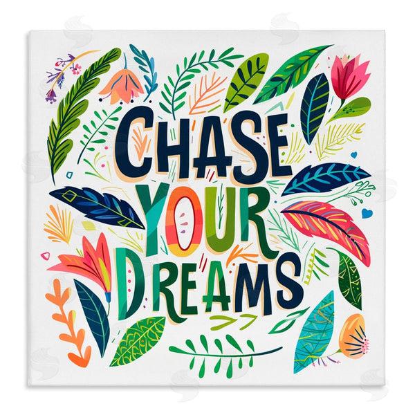 stupell industries Lettered and Lined | Chase Your Dreams on Leaves