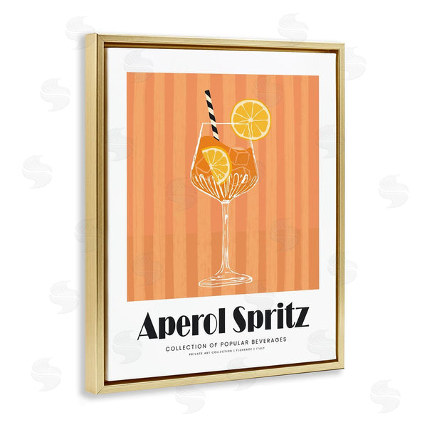 Stupell Industries Lettered And Lined | Classic Aperol Spritz