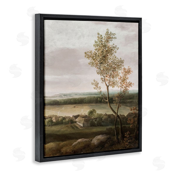 Stupell Industries Lettered And Lined | Classic Coastal House Nature Painting Wall Art
