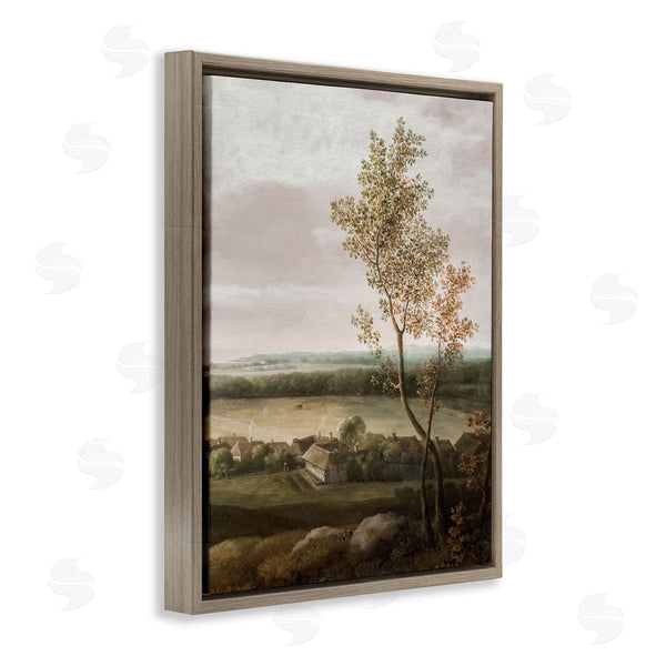 Stupell Industries Lettered And Lined | Classic Coastal House Nature Painting Wall Art