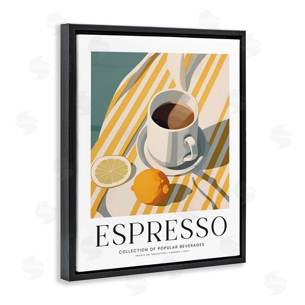 Stupell Industries Lettered And Lined | Classic Espresso Still Life